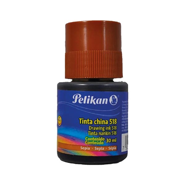 Tinta china 30ml shepia