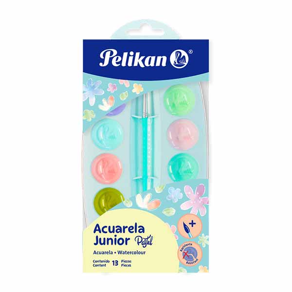 Acuarela Junior colores pastel 12 unidades Pelikan
