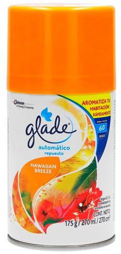 Repuesto spray 175g hawaiian breeze Glade