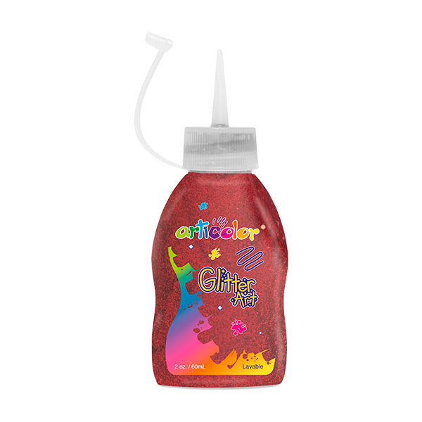 Glitter Art Rojo 2onz/60ml Articolor.