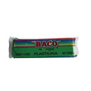 Plastilina en barra 120g verde oscuro Baco.