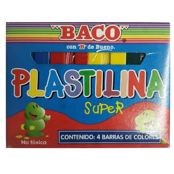 Plasticina 4 barras 354 Baco