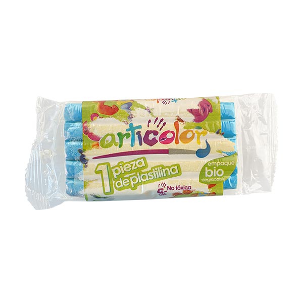 Plastilina marqueta 10 gramos celeste Articolor