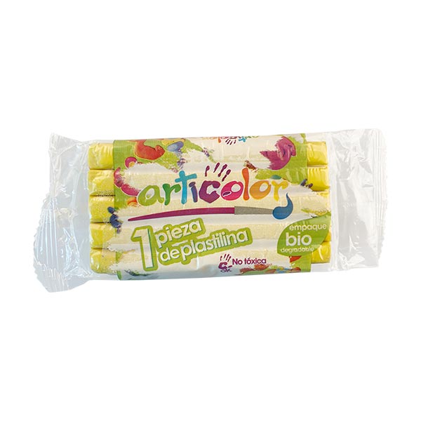 Plastilina marqueta 10 gramos amarillo Articolor