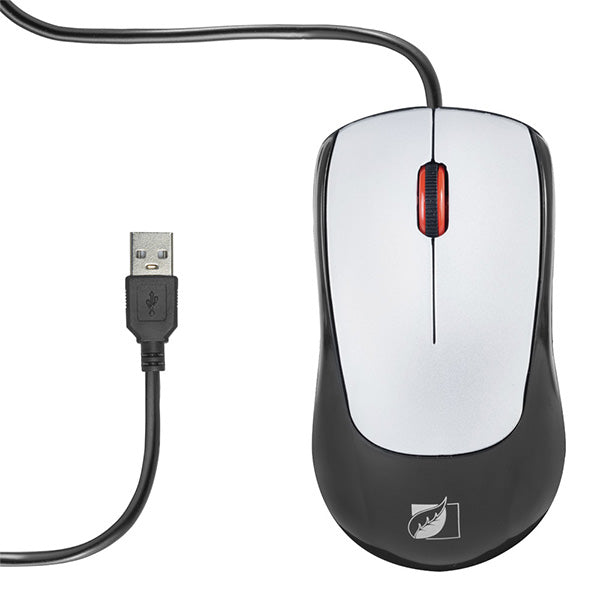 Mouse USB Green Leaf