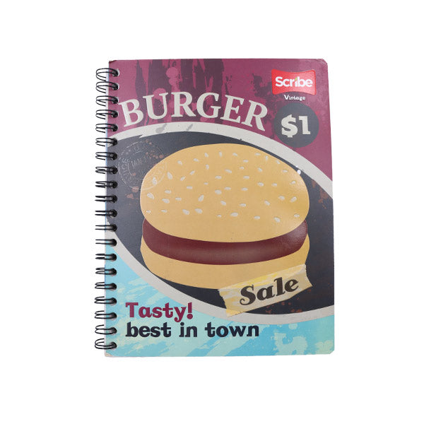 Cuaderno espiral doble resorte 100 hojas Scribe Vi