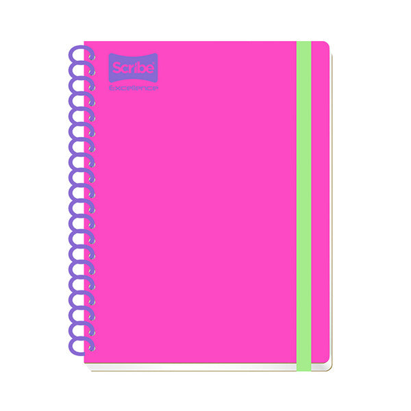 Cuaderno espiral 100 hojas tapa dura