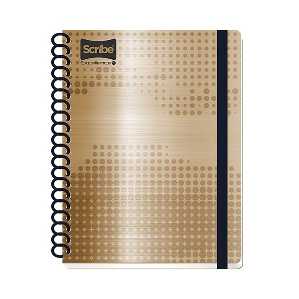 Cuaderno espiral 200 hojas tapa dura