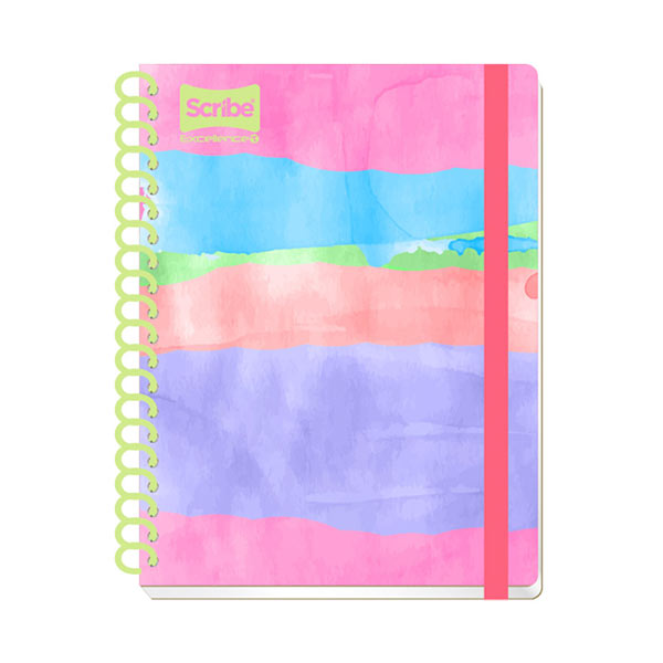 Cuaderno espiral 200 hojas tapa dura