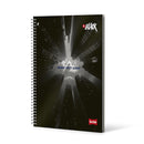 Cuaderno espiral doble pequeño rayado 100 hojas In