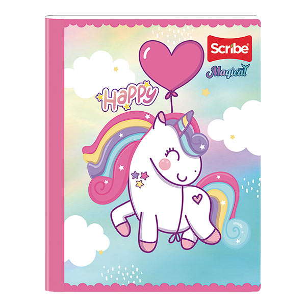 Cuaderno cosido grande 100 hojas