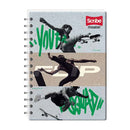 Cuaderno espiral doble rayado 100 hojas Master M S