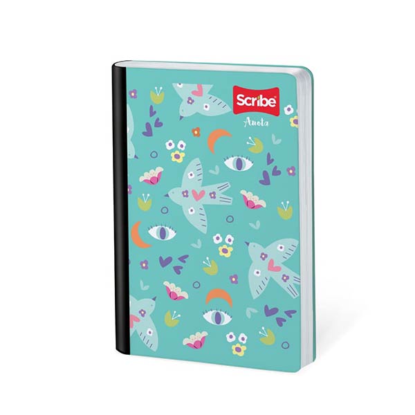 Cuaderno cosido grande 100 hojas