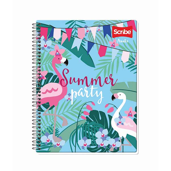 Cuaderno espiral doble raya 70 hojas Anota Scribe.