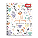 Cuaderno doble espiral 200 hojas