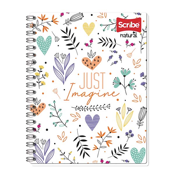 Cuaderno doble espiral 200 hojas