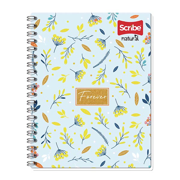 Cuaderno doble espiral 200 hojas
