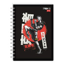 Cuaderno espiral doble rayado 100 hojas Tribals Sc