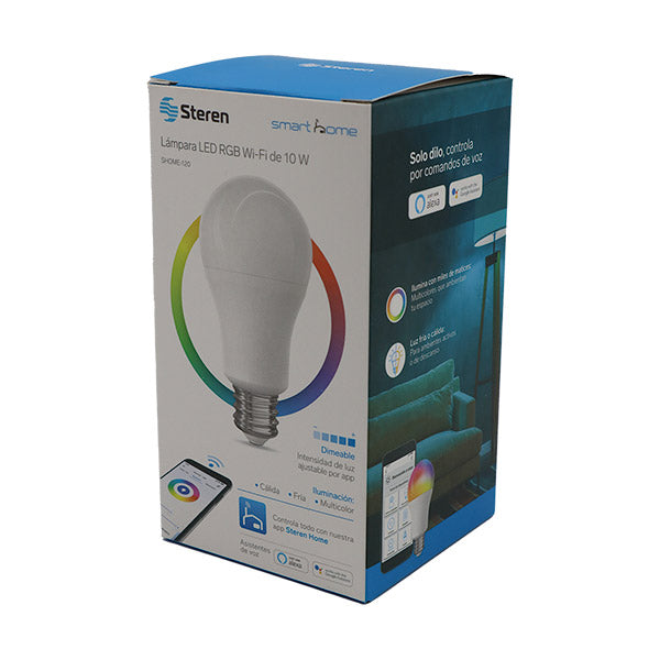 Foco LED 10W RGB WIFI SHOME-120 Steren