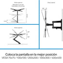 Soporte de pantalla de 13" a 50" con brazo STV-064