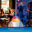 3 pack de bombillos LED RGB WIFI SHOME-120/ Steren