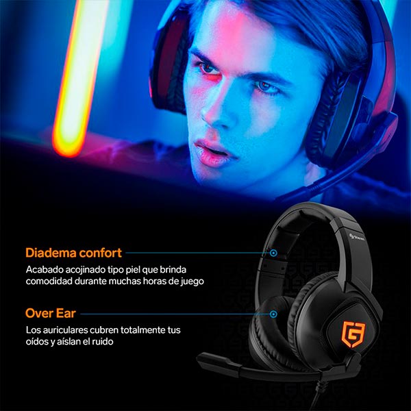 Audífonos gaming 3,5mm AUD-558 Steren