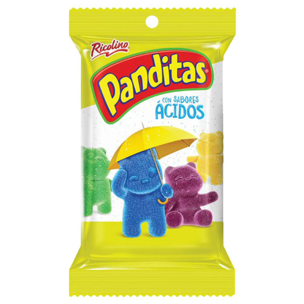 Gomitas ácidas de panditas 125g