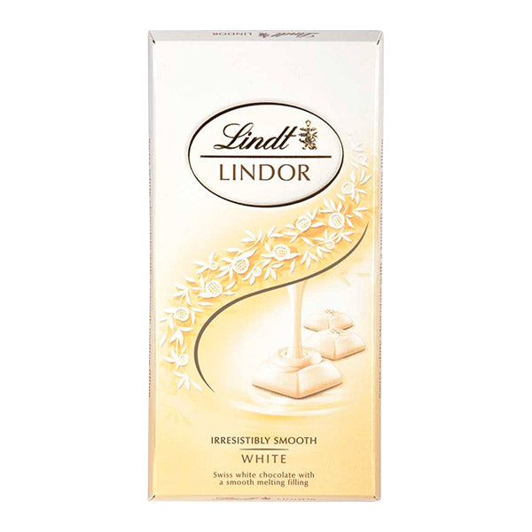 Chocolate blanco de Leche Lindor 100 gramos