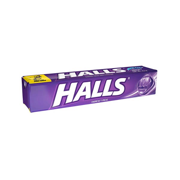 Pastilla Halls mora-azul