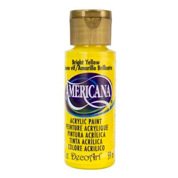 Pintura acrílica bright yellow DA227 Americana.