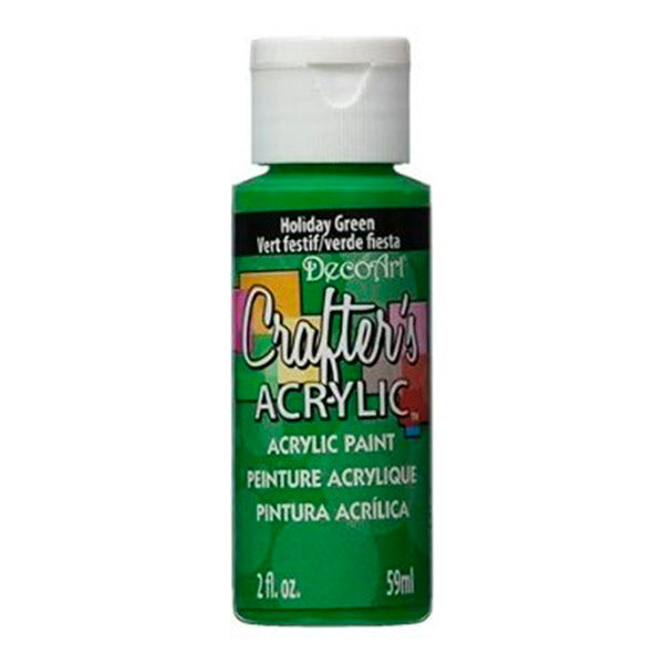 Pintura crafters acrylic holiday green DCA104.