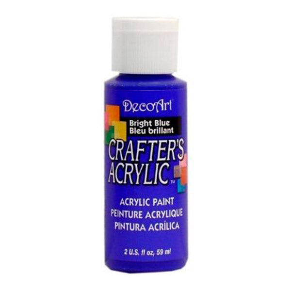 Pintura crafters acrylic bright blue DCA101 Decoar