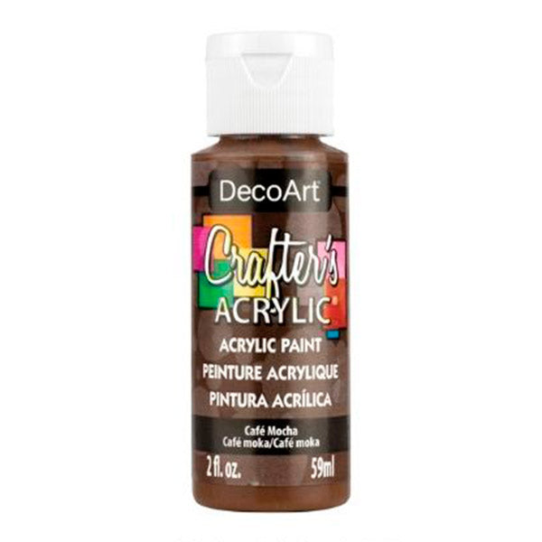 Pintura crafter 2 onzas cafe mocha DCA116 Decoart.