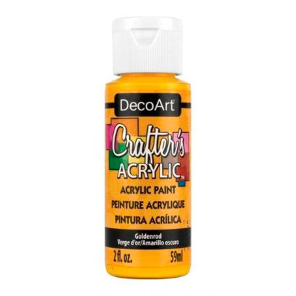 Pintura crafter 2 onzas goldenrod DCA118 Decoart.