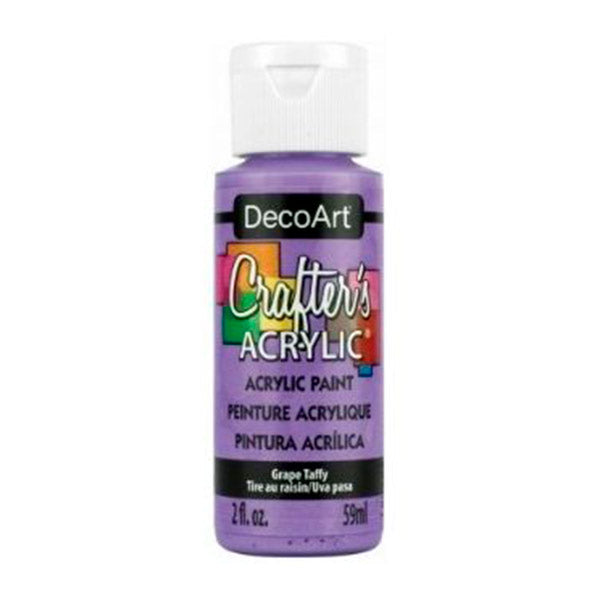 Pintura crafter 2 onzas grape taffy DCA122 Decoart