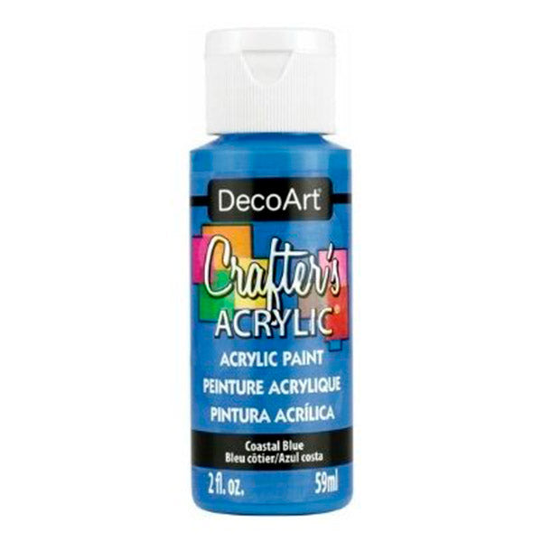 Pintura crafter 2 onzas coastal blue DCA124 Decoar