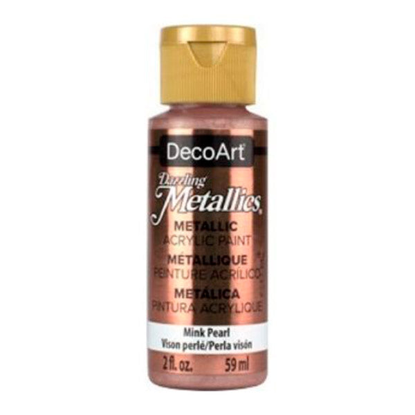 Pintura metalica mink pearl 2 onzas DA307 Decoart.