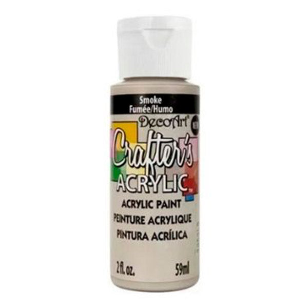 Pintura crafter 2 onzas smoke DCA140 Decoart.