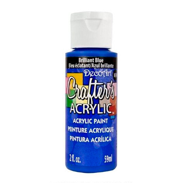 Pintura crafter 2 onzas brilliant blue DCA141 Deco