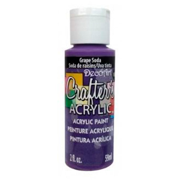 Pintura crafter 2 onzas grape soda DCA143 Decoart.