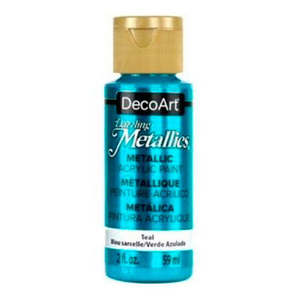 Pintura metalic teal 2 onzas DZ322 Americana.