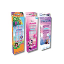 Lápiz de grafito jumbo pre-school personaje niña 6 unidades Primavera