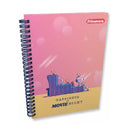 Cuaderno de resorte personaje mujer 100 hojas Primavera