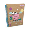 Cuaderno de resorte kraft mujer 100 hojas Primavera