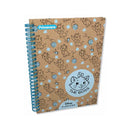 Cuaderno de resorte kraft mujer 100 hojas Primavera