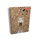 Cuaderno de resorte kraft mujer 100 hojas Primavera