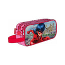 Cartchera 2 bolsillos premium 14" Ladybug Primavera