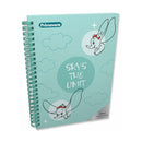 Cuaderno de resorte Pixar 100 hojas Primavera