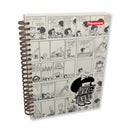 Cuaderno de resorte personaje mujer 175 hojas Primavera