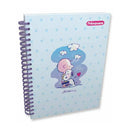 Cuaderno de resorte personaje mujer 175 hojas Primavera